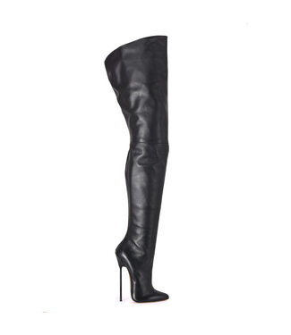 Sanctum VICTORIA CROTCH BOOTS BLACK NAPPA - Italian High Heels by