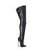 Sanctum  VICTORIA CROTCH BOOTS BLACK NAPPA