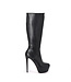 Sanctum  ISIS KNEE BOOTS BLACK NAPPA