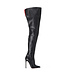 Custom made high Italian crotch boots VESTA with stiletto heels