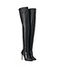 Custom made High Italian crotch boots VESTA with 10cm stiletto heels in genuine leather