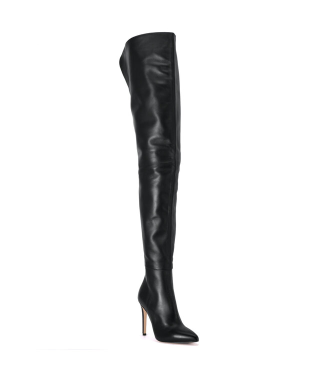 Custom made High Italian crotch boots VESTA with 10cm stiletto heels in genuine leather