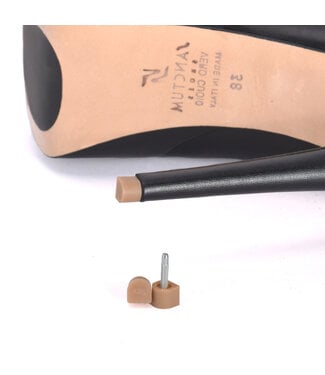 Sanctum  PLASTIC HEELTIPS  CARAMEL COLOUR
