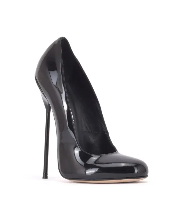 CUSTOM - Italian sandals VALENTINA with metal heels with purple inlay