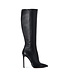 High Italian knee boots VESTA with stiletto heels in real leather
