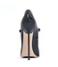 CUSTOM - TAMARA ZWARTE GLANZENDE BANDJES PUMPS