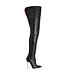 Hohe italienische Stiefeletten JULIETTE mit Stilettoabsatz aus echtem Nappaleder