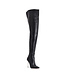 Hohe italienische Stiefeletten JULIETTE mit Stilettoabsatz aus echtem Nappaleder
