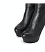 Italienische Stiefeletten ISABELLA mit Plateau aus Echtleder