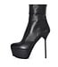 Italienische Stiefeletten ISABELLA mit Plateau aus Echtleder