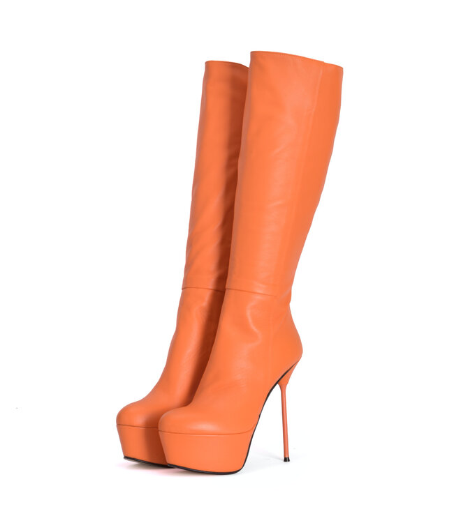 Sanctum Shoes ISADORA KNIELAARZEN NAPPA ARANACIO - Edizione Speciale