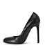Sanctum Shoes VALERIE ZWART MAT GEITENLEER PUMPS MET RONDE NEUS