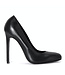 Sanctum Shoes  VALERIE BLACK MATTE GOAT LEATHER ROUND NOSED PUMPS