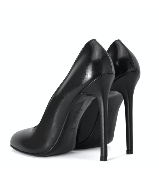 Sanctum Shoes VALERIE SCHWARZE MATT-PUMPS AUS ZIEGENLEDER MIT RUNDER NENSE