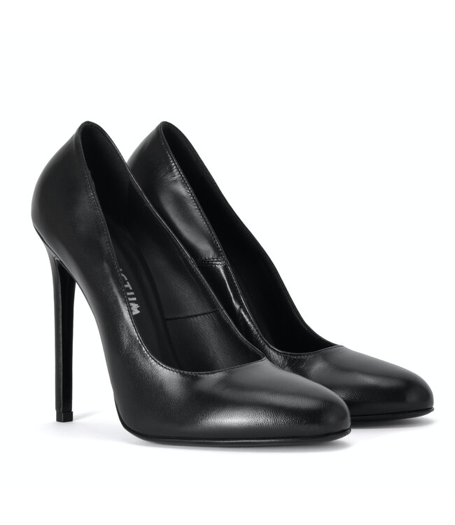 Sanctum Shoes VALERIE SCHWARZE MATT-PUMPS AUS ZIEGENLEDER MIT RUNDER NENSE