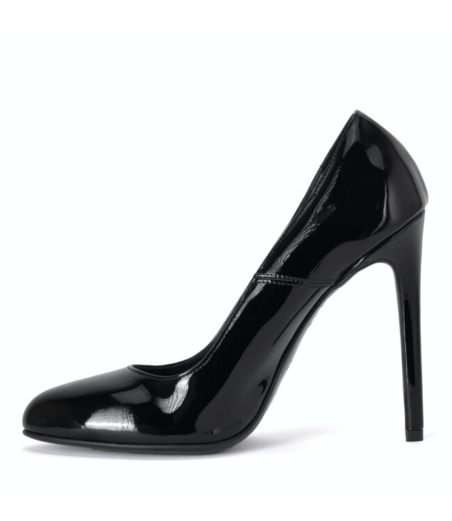 Sanctum Shoes VALERIE ZWARTE GLANZENDE LAKLEREN PUMPS MET RONDE NEUS