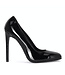 Sanctum Shoes  VALERIE BLACK SHINY PATENT LEATHER ROUND NOSED PUMPS