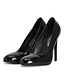 Sanctum Shoes VALERIE ZWARTE GLANZENDE LAKLEREN PUMPS MET RONDE NEUS