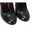 Sanctum Shoes VALENTINA RED ALERT EDITION ZWART MAT GEITENLEER PUMPS MET RONDE NEUS