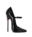 Sanctum Shoes TAMARA RED ALERT EDITION BLACK SHINY STRAP PUMPS