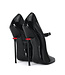 Sanctum Shoes TAMARA RED ALERT EDITION ZWARTE GLANZENDE BANDJES PUMPS