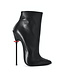 Sanctum Shoes HOLLY RED ALERT EDITION ANKLE BOOTS BLACK CALFSKIN