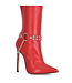 LEDERSTIEFELGÜRTEL LEA - 2CM - EINZELKETTE - ROT NAPPA