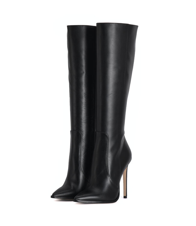 Sanctum Shoes DIANA KNIELAARZEN  ZWART VITELLO