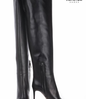 italian leather thigh high boots