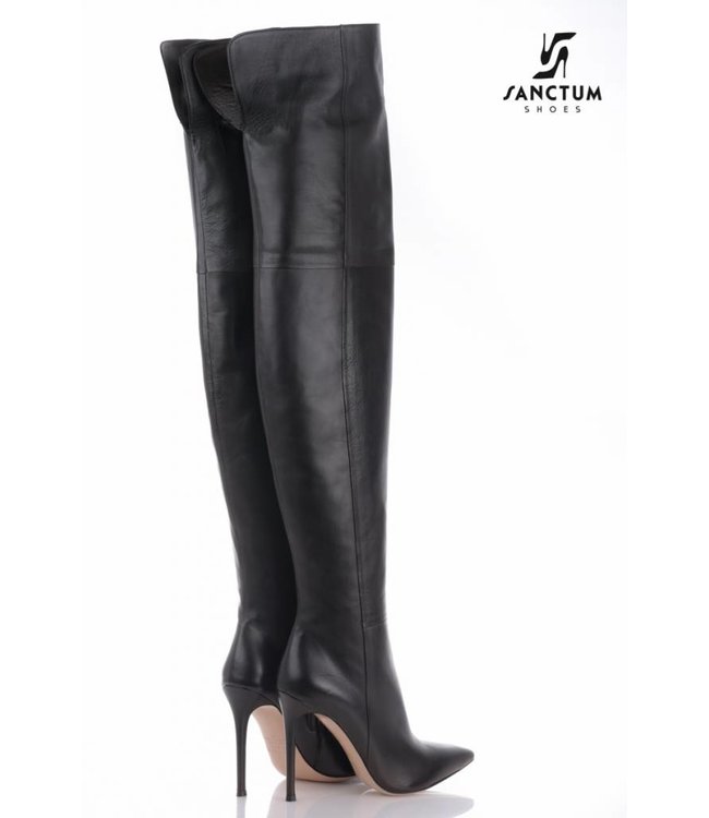 Long high boots with thin heels-Outlet