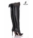 Long high boots with thin heels-Outlet