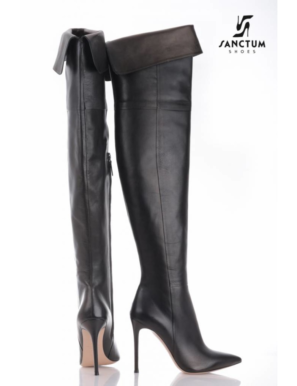 Sanctum  Long high boots with thin heels-Outlet