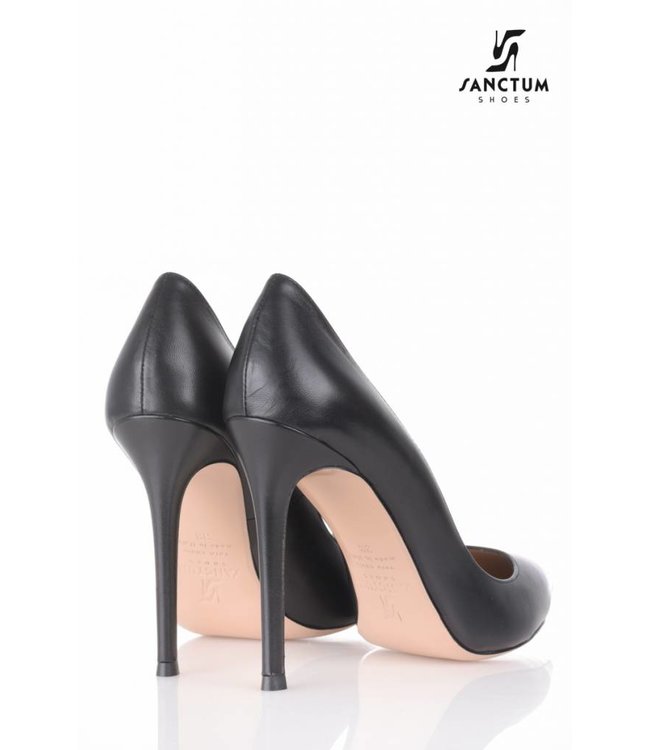 Italian leather pumps with thin heels-OUTLET