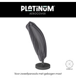 Platinum Aerocover zweefparasolhoes - 240x68 cm. - met stok