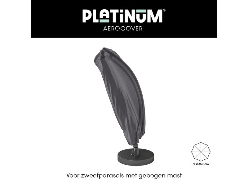 Platinum Aerocover zweefparasolhoes - 240x68 cm. - met stok