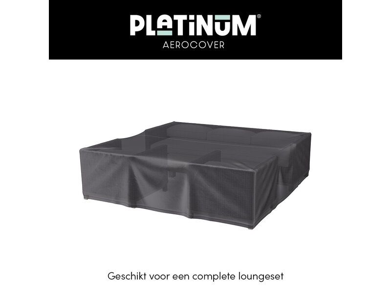 Platinum Aerocover loungesethoes 210x200x70 cm.