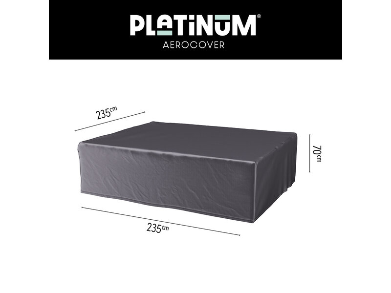 Platinum Aerocover loungesethoes 235x235x70 cm.