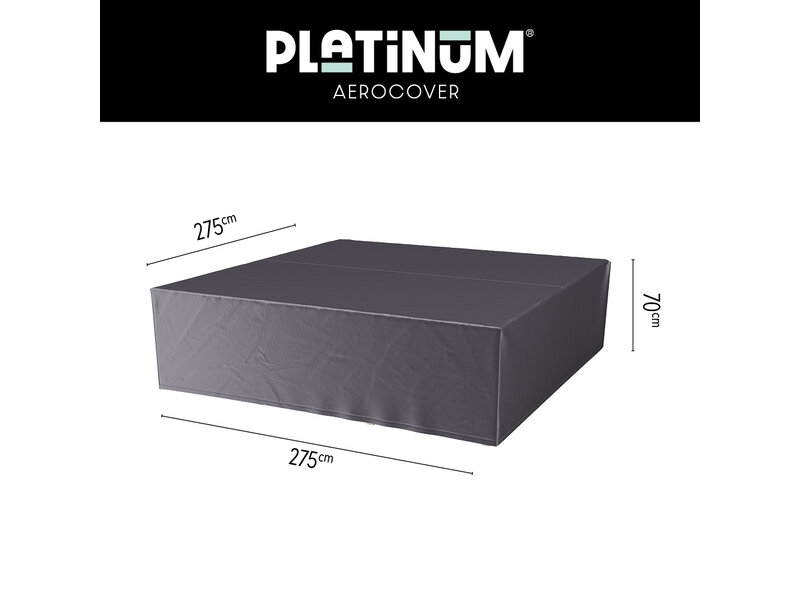 Platinum Aerocover loungesethoes 275x275x70 cm.