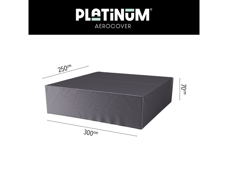 Platinum Aerocover Loungesethoes 300x250x70 cm.