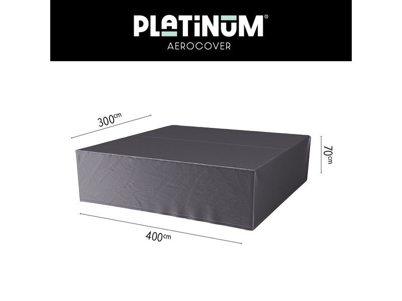 Platinum Aerocover loungesethoes 400x300x70 cm.