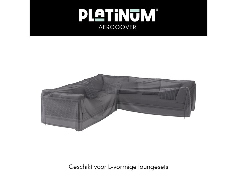 Platinum Aerocover L vormige loungesethoes 270x270x70h cm.