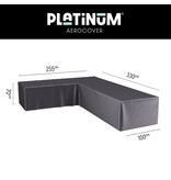 Platinum Aerocover L vormige loungesethoes 330x255x70h cm. - links