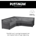 Platinum Aerocover 270x270x65/90h cm - XL hoek -  L vormige loungesethoes