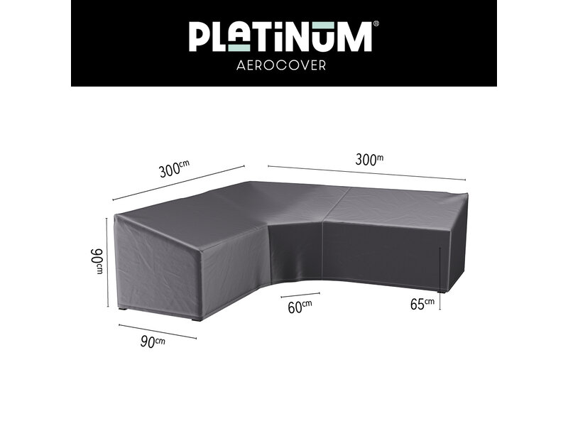 Platinum Aerocover L vormige loungesethoes 300x300x90 cm. - XL hoek