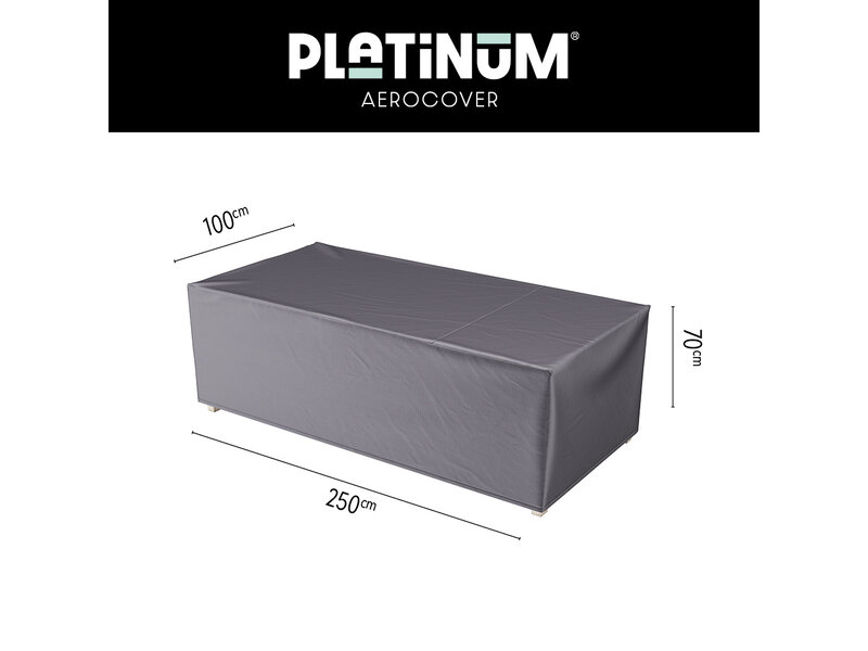 Platinum Aerocover Lounge bank hoes 250x100x70h cm.