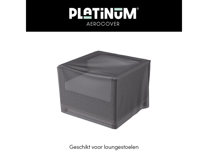 Platinum Aerocover hoes loungestoel 100x100x70h cm.