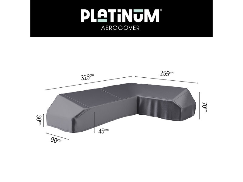 Platinum Aerocover 325x255 cm - Platform loungesethoes RECHTS