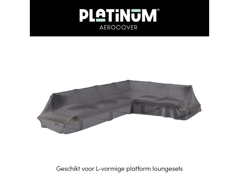 Platinum Aerocover Platform loungesethoes 350x275x90x70 cm - RECHTS