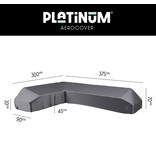 Platinum Aerocover Platform loungesethoes 375x300x90xh30/70 LINKS