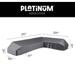 Platinum Aerocover Platform loungesethoes 375x300x90xh30/70 RECHTS